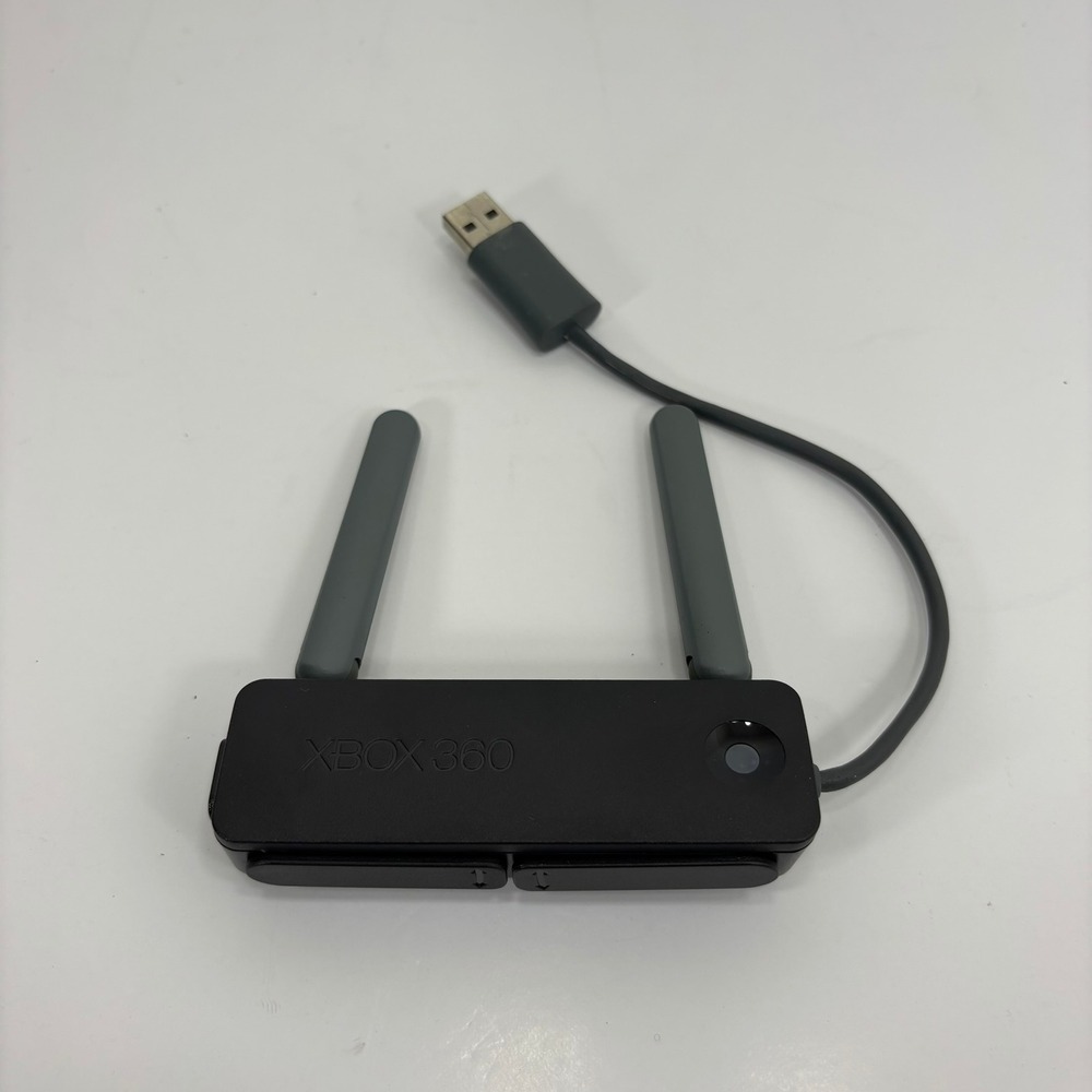 Microsoft Xbox 360 Wireless N Networking Adapter Black Model 1398 TESTED